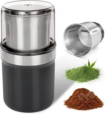 Immagine prodotto di Macinacaffè - Caffè - Elettrico - 2 macinacaffè - Ideale per gli amanti del caffè