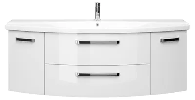 Produktbild von Pelipal Serie 4010 Waschtisch mit Unterschrank 4010.1400009 Weiß GL 144 cm