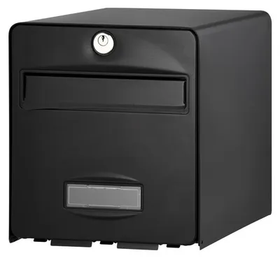 Immagine prodotto di Cassetta per le lettere Burg-Wachter 36,5 x 28 x 31 cm acciaio inox nero acciaio zincato