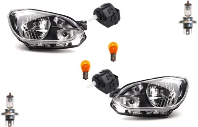 Zdjęcie produktu dla Johns, reflektory pasujące do VW Up! 12/11-06/16 z żarówkami lewa + prawa z przodu? silnik serwo