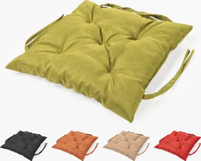 Produktbild von sunnypillow Bankauflage Stuhlkissen Bankkissen 45 x 45 cm Sitzkissen für Hollywoodschaukel Polsterauflage Auflage für Gartenbank viele Farben und Größen zur Auswahl Grün