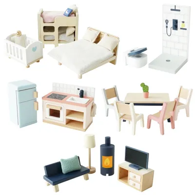 Immagine prodotto di Le Toy Van Furniture Starter set completo di case