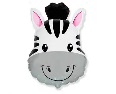 Obrázek produktu pro Balón fóliový Zebra - safari - 60 cm