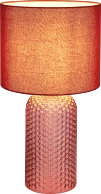 Produktbild von Globo Lighting Tischleuchte Glas rot, 1x E27
