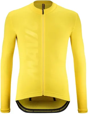 Image de Mavic Aksium Thermo Maillot manches longues Jaune S Hommes Jaune S