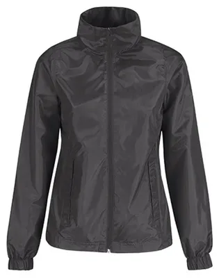 Produktbild von B&C - "ID.601" Windjacke für Damen LT2591 (XL) (Dunkelgrau unifarben)