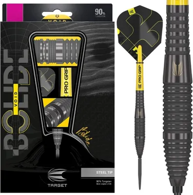 Produktbild von Target Darts Bolide Void Steel Dartpfeile 26g Barrel 05 90% Tungsten Swiss Point
