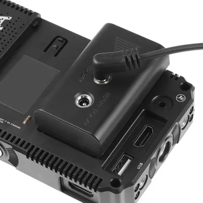 Image de NPF550 Sortie batterie factice 7,4 V/3 A pour Sony NPF570 NPF970 Moniteur à éclairage LED