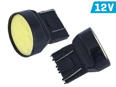Zdjęcie produktu dla Żarówka VISION W21/5W (T20q) 12V 1x COB LED, CANBUS, biała, 2 szt.