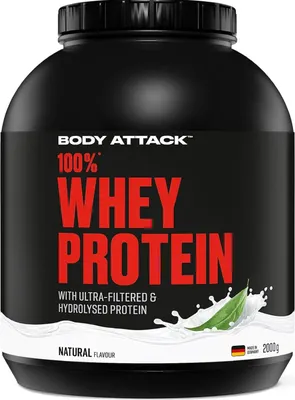 Produktbild von Body Attack 100% Whey- 2 kg Natural