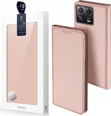 Image de Dux Ducis Skin Pro Xiaomi 13 Case with Card Wallet Flap Stand Pink