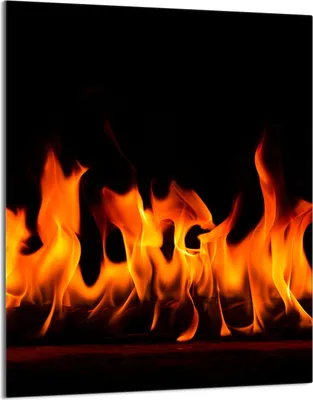 Produktbild von Herdabdeckplatte 40x52 Glaskeramikkochfeld Abdeckung Spritzschutz Glasplatte Deko Schneidebrett, Feuer Schwarz