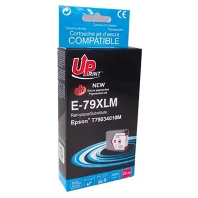 Produktbild von UPrint kompatible Tinte/Tinte zu C13T79034010, 79XL, XL, E-79XLM, magenta, 2000s, 25ml, 1Stk