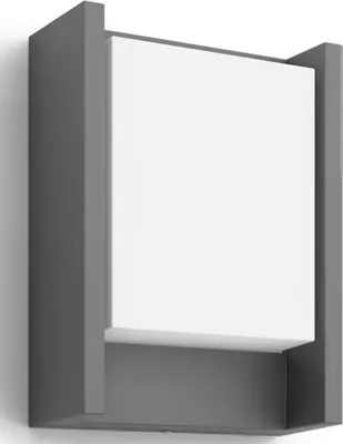 Produktbild von Philips Arbour ultraeffiziente Wandleuchte, 1x 3,8 W ,warmweiß, anthrazit, Neutralweiß