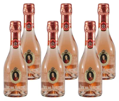 Produktbild von Fürst von Metternich Sekt Rosé -trocken- (12 x 0,2L)