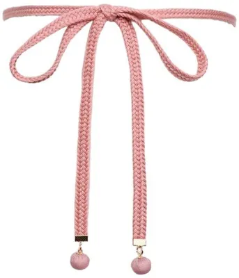 Produktbild von Geschlechtergerechte, verstelbare, geflochtene Taillieriem - Damen - 148 cm - Rosa