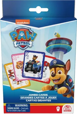 Obrázok produktu pre Games KOG KOL Paw Patrol Jumbo Cards S23 GML, Kartová hra, Rodina, 4 rok / roky, Rodinná hra