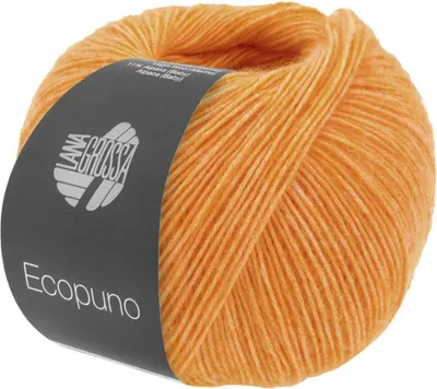 Produktbild von Lana Grossa ECOPUNO 50 g superweiches Ganzjahresgarn aus Baumwolle 80 Farben 215 m Farbe 216 - Safrangelb