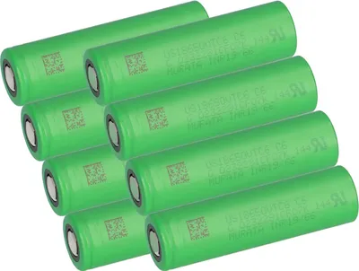 Produktbild von 8x Murata Akku 18650 VTC6 3120mAh 30A