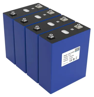 Produktbild von LiFePO4 Akkuzellen - 3,2V 310Ah prismatische Zelle - 4 Stück für 12V 24V DIY Batteriepack - Solarspeicher & Wohnmobil - Größe 211x170x70mm