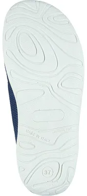Produktbild von Fly Flot Damen Pantoffel Hausschuh Mesh breiter Klett 320308, Größe:42 EU, Farbe:Blau