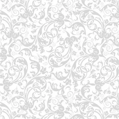Produktbild von 20 Servietten Luxury silver - Elegante Ranken silber 33x33cm