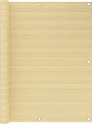 Obrázek produktu pro Balkonová zástěna béžová 120 x 600 cm HDPE