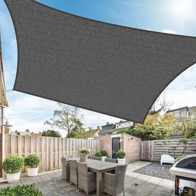 Immagine prodotto di Tenda da sole 3x4 m - HDPE antracite