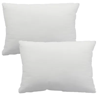 Produktbild von Kopfkissen 2er Pack Füllkissen 45 x 55 cm Polyester Innenkissen Sofakissen Dekokissen Kissen Couchkissen