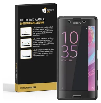 Produktbild von 3x 9H Hartglas für Sony Xperia X Panzerfolie Displayschutz Schutzfolie HD KLAR Panzerglas Schutzglas