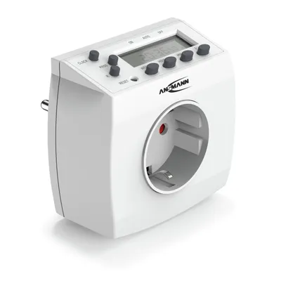 Obrázok produktu pre ANSMANN 1260-0011 ANSMANN digitálny týždenný časovač AES5, biely