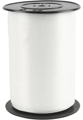 Immagine prodotto di Nastro per regali o palloncini bianco da 10 mm in rotolo da 250 metri