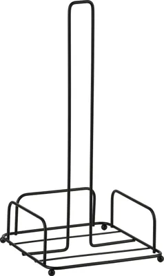Obrázek produktu pro Držák na papírové utěrky, kovový, Modern Kitchen, 15,5 x 15,5 x V 31 cm, matná černá, 1 ks