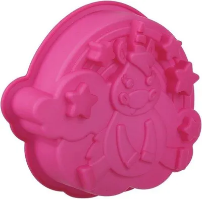 Produktbild von Famanu Backform Einhorn - rosa - 25 x 21 x 6 cm