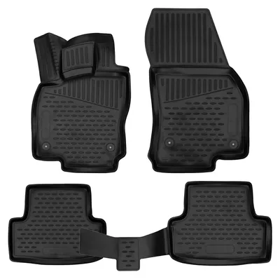 Immagine prodotto di 3D Tappeti Tappetini Auto In Gomma Per Skoda Karoq Dal 2017 4-Pcs