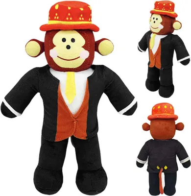 Produktbild von Steal a Brainrot Plüschtier, 26cm Steal a Brainrot Plüsch Puppe, Steal a Brainrot Plush Toy Monkey, Brainrot Kuscheltier, Steal a Brainrot Stuffed