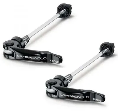 Image de CAMPAGNOLO Set de serrage rapide Pour avant et arrière noir