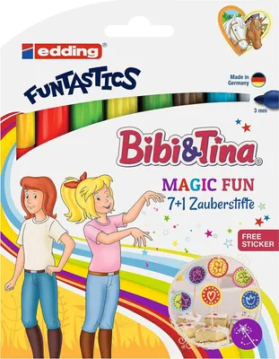 Obrázok produktu pre edding 4-13-8-1 8 edding Bibi & Tina FUNTASTICS e-13 Filzstifte farbsortiert