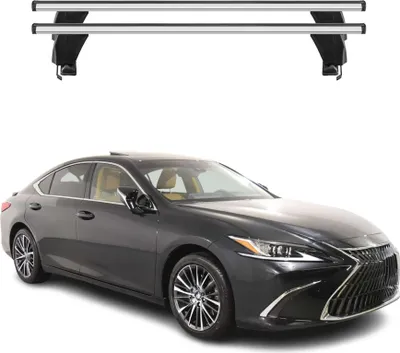 Image de Menabo Barres de toit Transversales pour Lexus ES XZ10 2018-2025 Gris ABE 2x