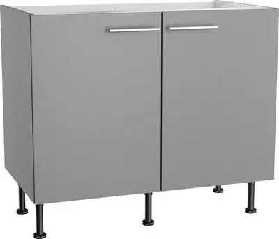 Produktbild von Optifit Spülenschrank Mats825 BxTxH 100 x 58,4 x 87 cm basaltgrau matt zerlegt KFMA SPL106-8+