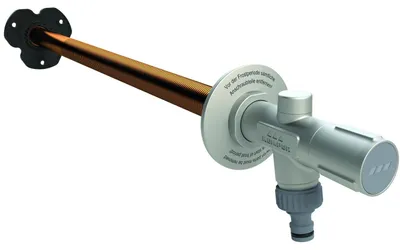 Obrázek produktu pro Kemper FROSTI Mrazuvzdorná venkovní armatura, sada 260–530 mm, rukojeť DN15, 1 ks.
