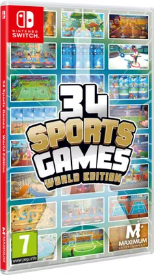 A collage of various sports game scenes from a Nintendo Switch video game.