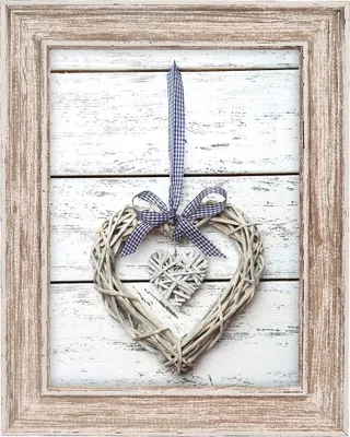 Image de Cadre rustique Resia 20x30 cm brun