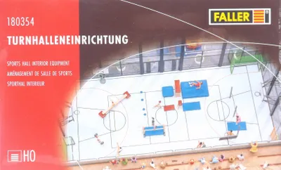 Produktbild von Faller H0 180354 Turnhalleneinrichtung Zubehör 1:87