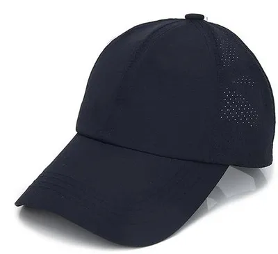 Produktbild von Marine Mesh Baseball Cap Hoge Messy Bun Hoed Verstelbaar