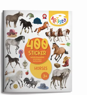 Produktbild von Artista - Stickerbuch Pferde