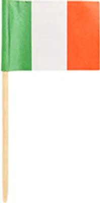 Produktbild von Papstar Deko Picker Flaggen Italien Fahnenpicker 8cm 500 Stück