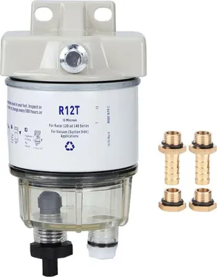 Obrázek produktu pro R12T Marine Rotační palivový filtr s odlučovačem vody pro lodě a motorové čluny