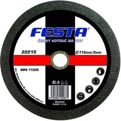 Zdjęcie produktu dla Tarcza do cięcia metalu FESTA 180x2,5x22,2