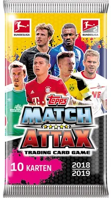 Immagine prodotto di Topps Match Attax 2018/19 - 1 busta - Tedesco